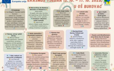 ERASMUS+ TJEDAN U OŠ BUKOVAC